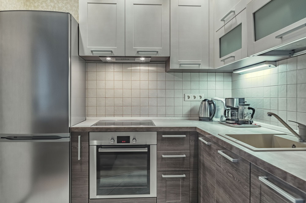 Newly renovated kitchen completed after property damage restoration