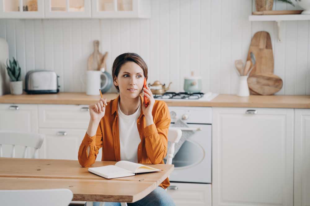 Woman On Phone